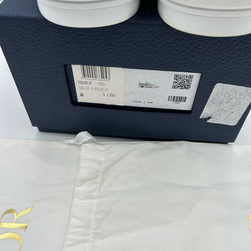 Men's Dior B 23 low top oblique sneakers size 46 made in Italy