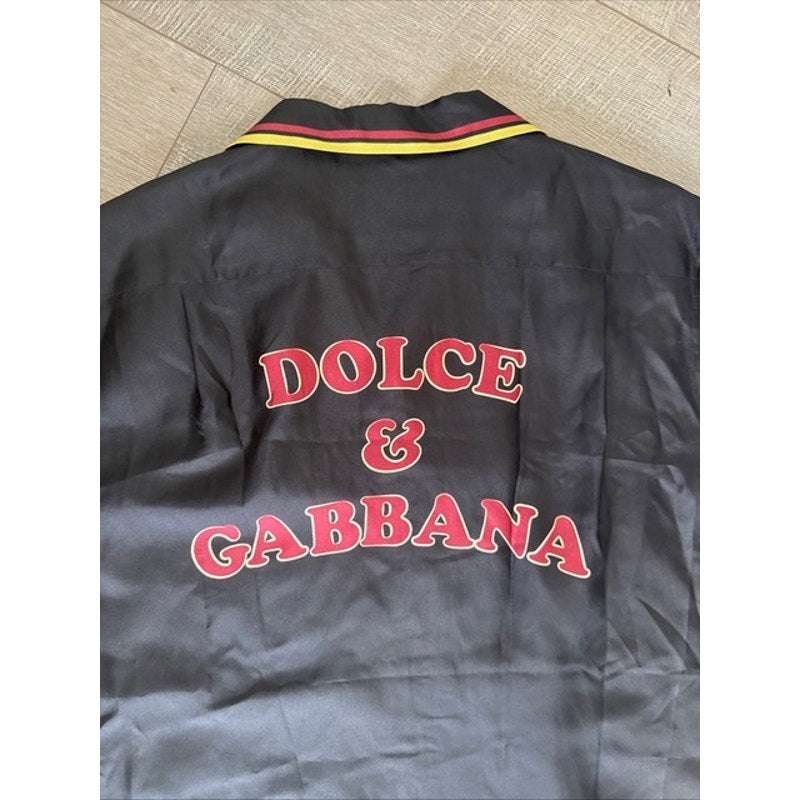 Dolce & Gabbana Silk “Pin Up Come Here” Hawaiian Shirt – IT 42 / L
