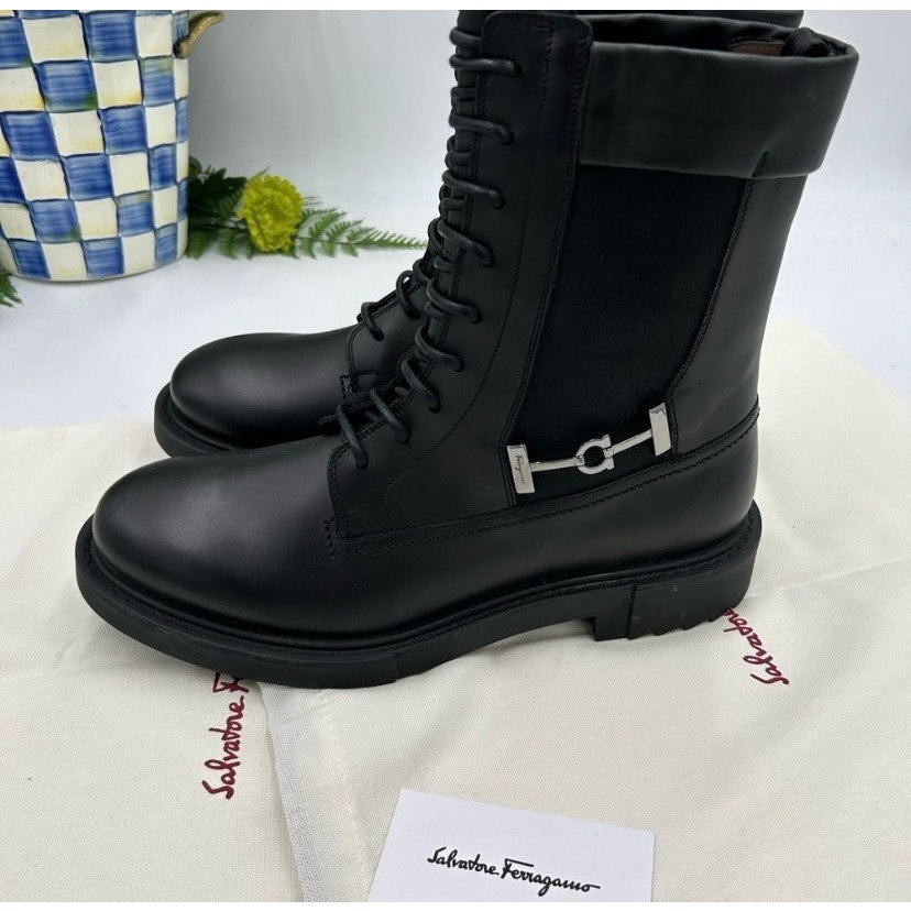 Men's Salvatore, Ferragamo, Iglesias, gancio Chelsea boots size 8.5 EE