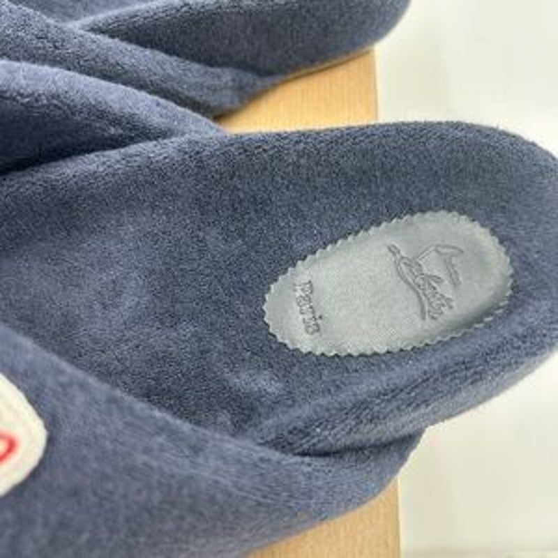 Men's Christian Louboutin BIZZU cross strap Terry cloth slide size 42 made Italy