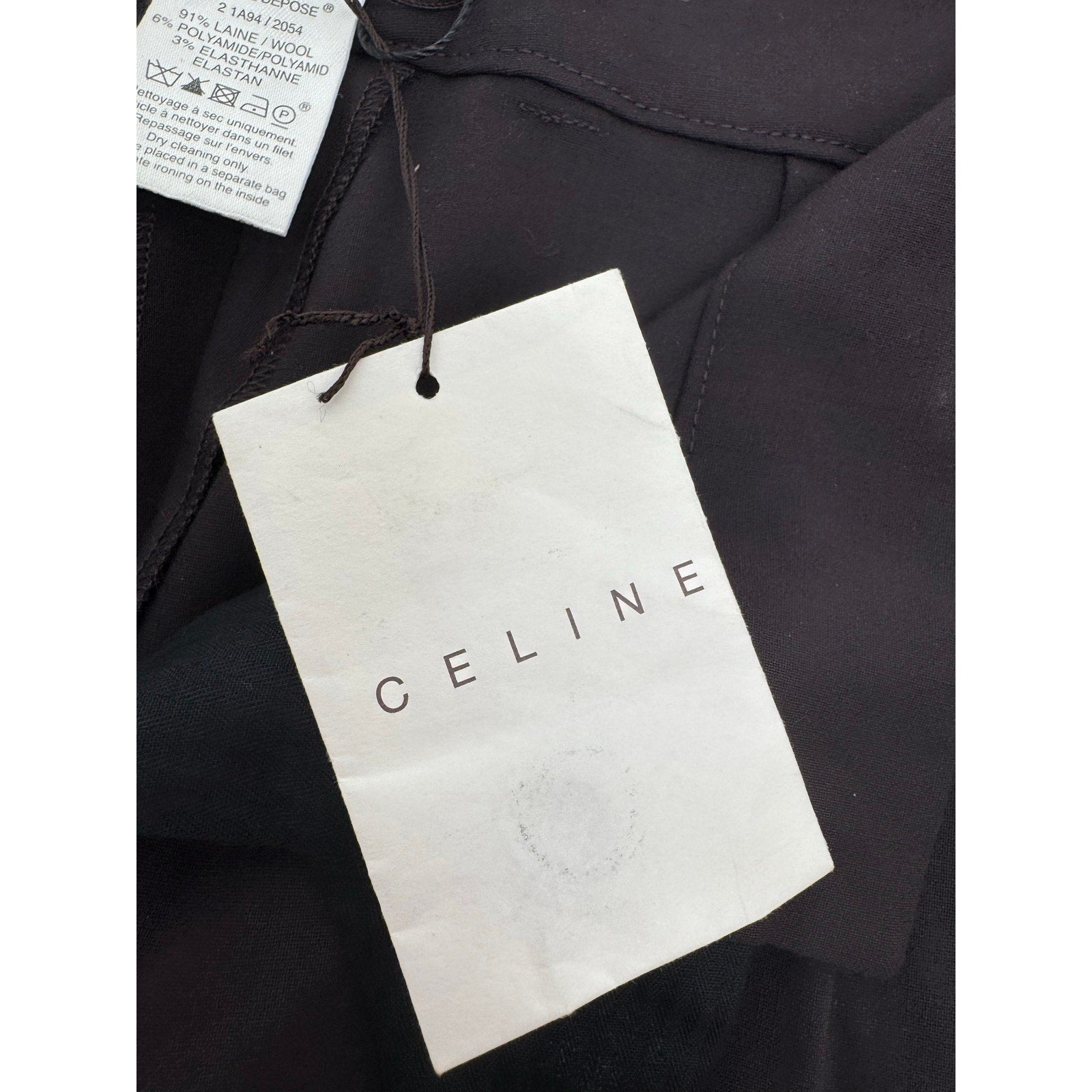 Celine NWT Brown Wool Blend Dress Pants – Size FR 38 / M