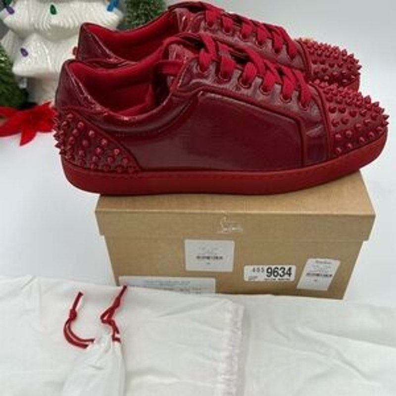 Men's Christian Louboutin SEAVASTE orlato flat sneakers size 46 made in Italy