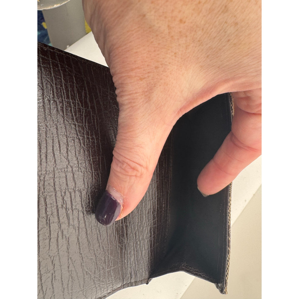 Gucci GG Rare Neutral Canvas Monogram Web Canvas Compact Wallet