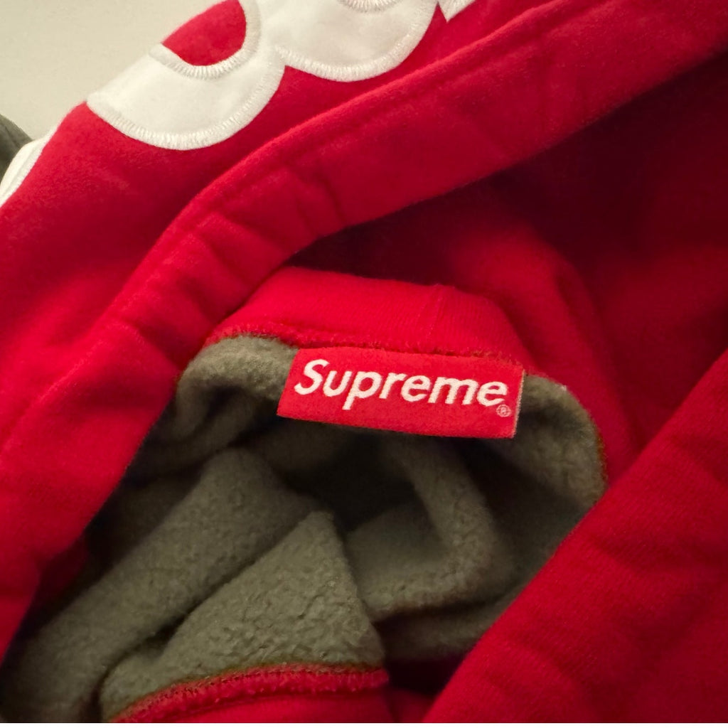 Supreme NWT Men's Light Olive 2021 Contrast Hooded Sweatshirt Size L