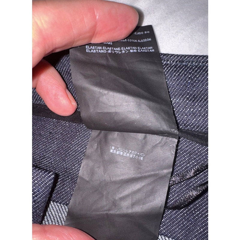 Balenciaga Women's Black Side Zip Leg Pants FR 40 / US 8 Made in France