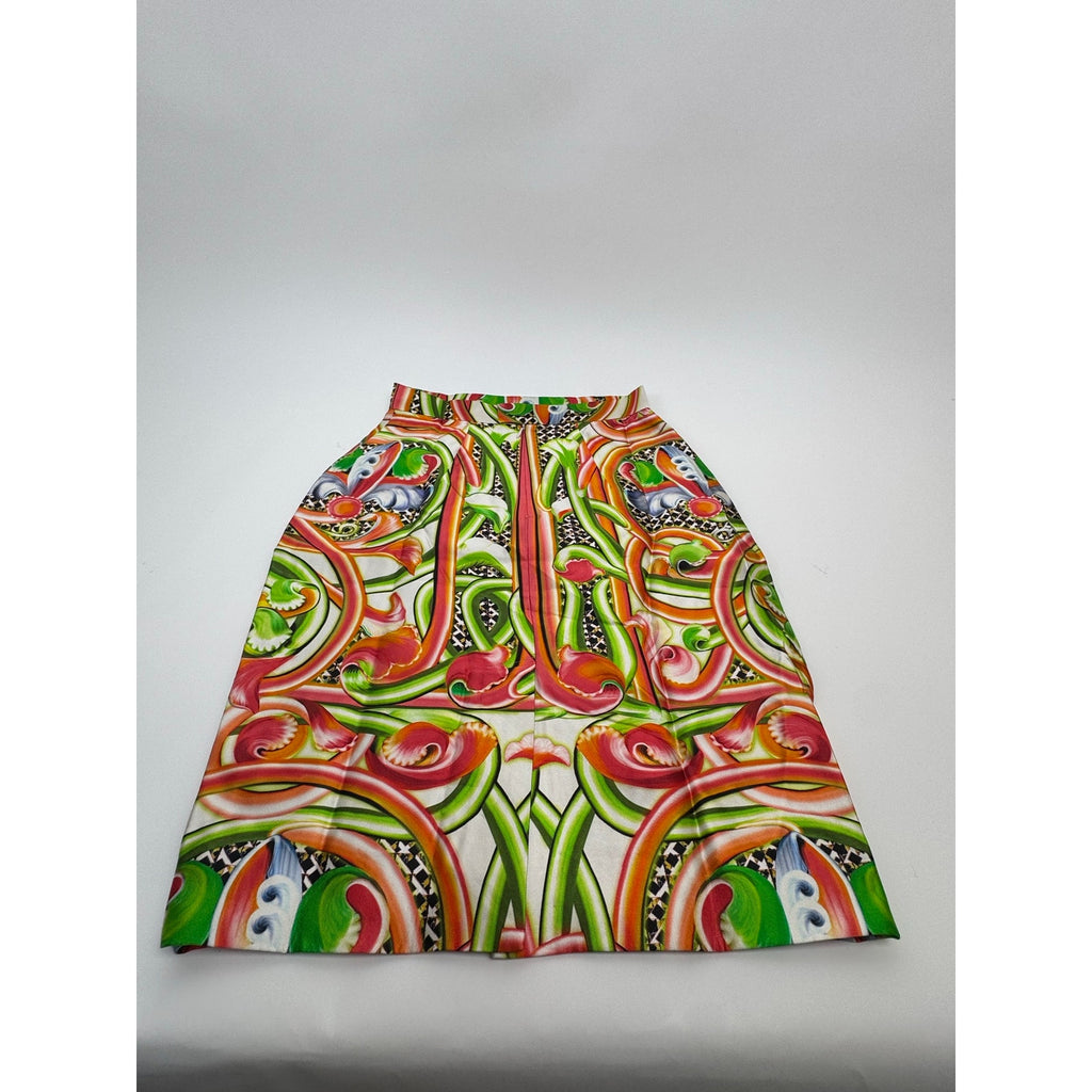 Peter Pilotto NWT Silk Floral Pencil Skirt US 4 UK 8 Multicolor Designer