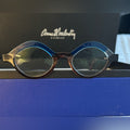 Anne et Valentin Blue and Brown and cross hatch handmade gorgeous frames