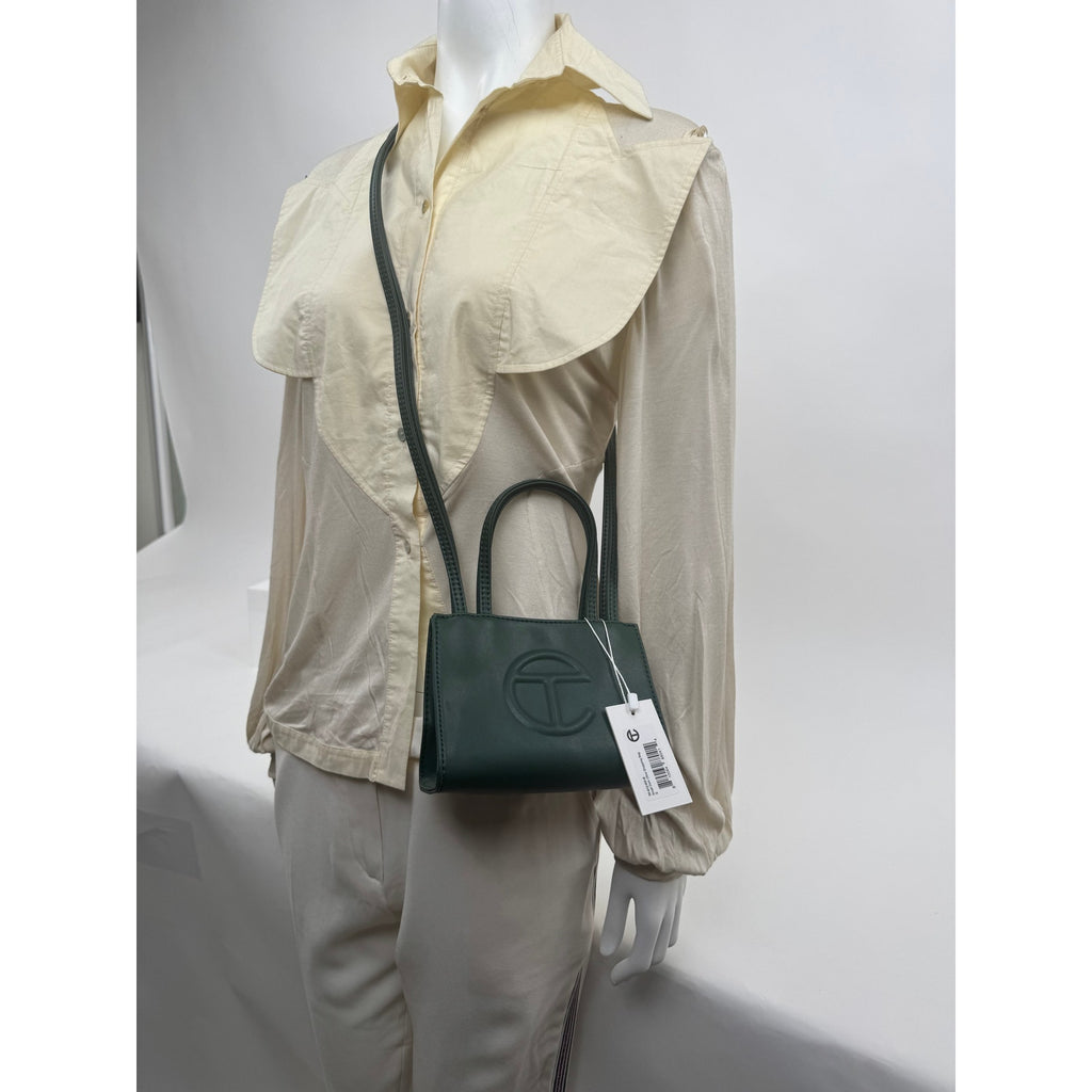 Telfar NWT Olive Green Giftable Small Shopper Bag