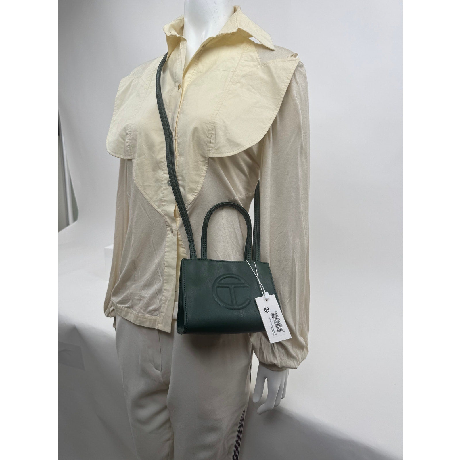 Telfar NWT Olive Green Giftable Small Shopper Bag