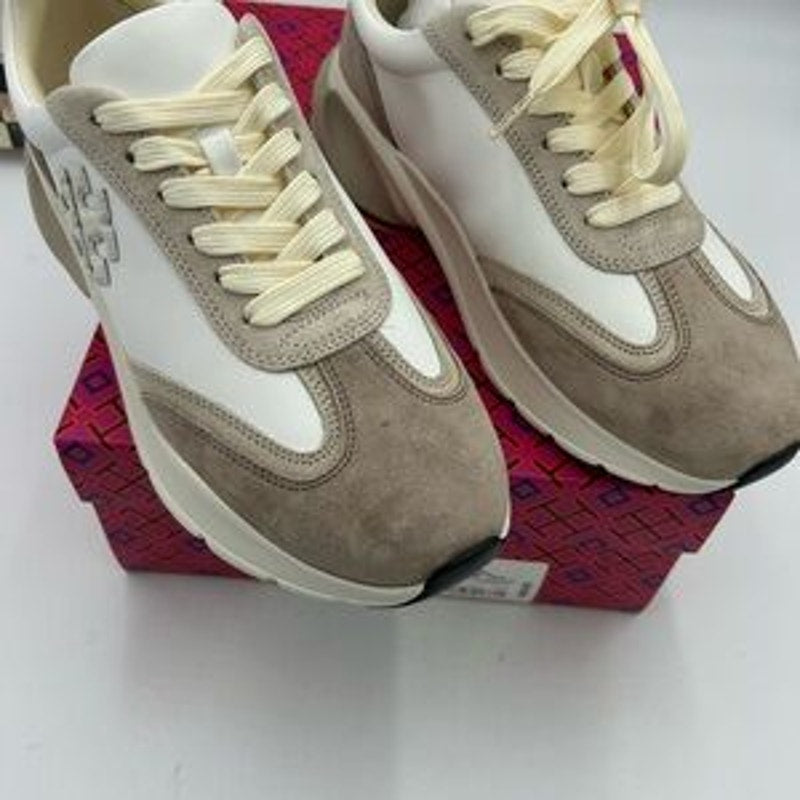 Women's Tory Burch good luck trainer sneakers size 9