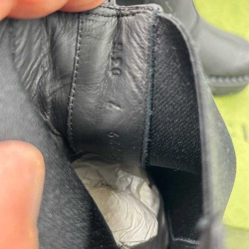 Gucci men's leather Chelsea boots size 7 fits 8 US made in Italy