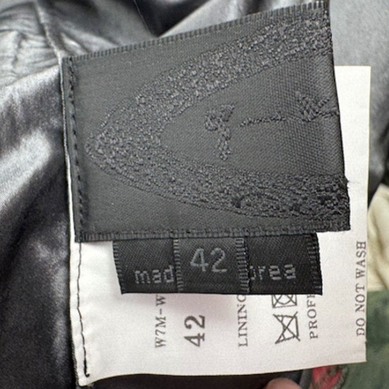Obzee New York Co. Inc Black 100% Silk Coat Size 42 Made in Korea