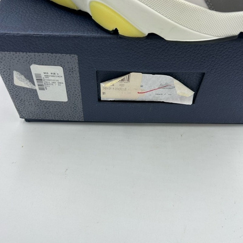 Men's Dior B 22 white/gray sneakers size 51 made in Italy