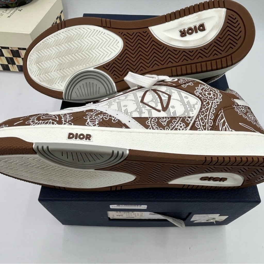 Men's Dior B 27 low Paisley sneakers Rare 
Size 45 
Made in Italy