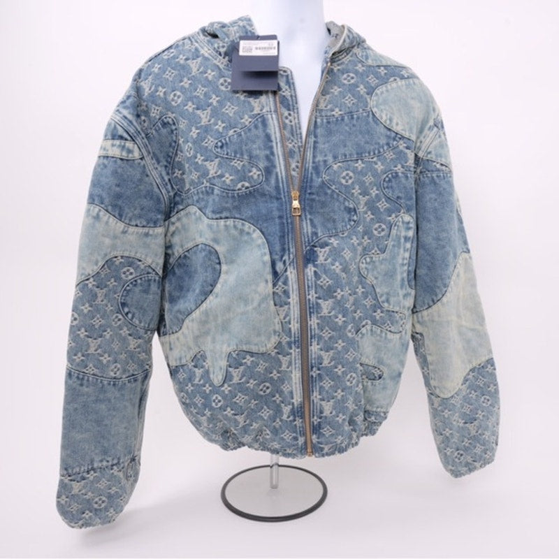 Louis Vuitton x Nigo Monogram Patchwork Denim Hoodie NWT’s size XL