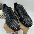Men's Christian Louboutin, Louis Jr Spike flat sneakers size 47 made in Italy
