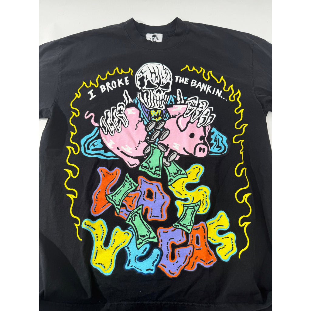 Men's Warren Lotas "I Broke The Bank In Las Vegas" T-Shirt Size L
