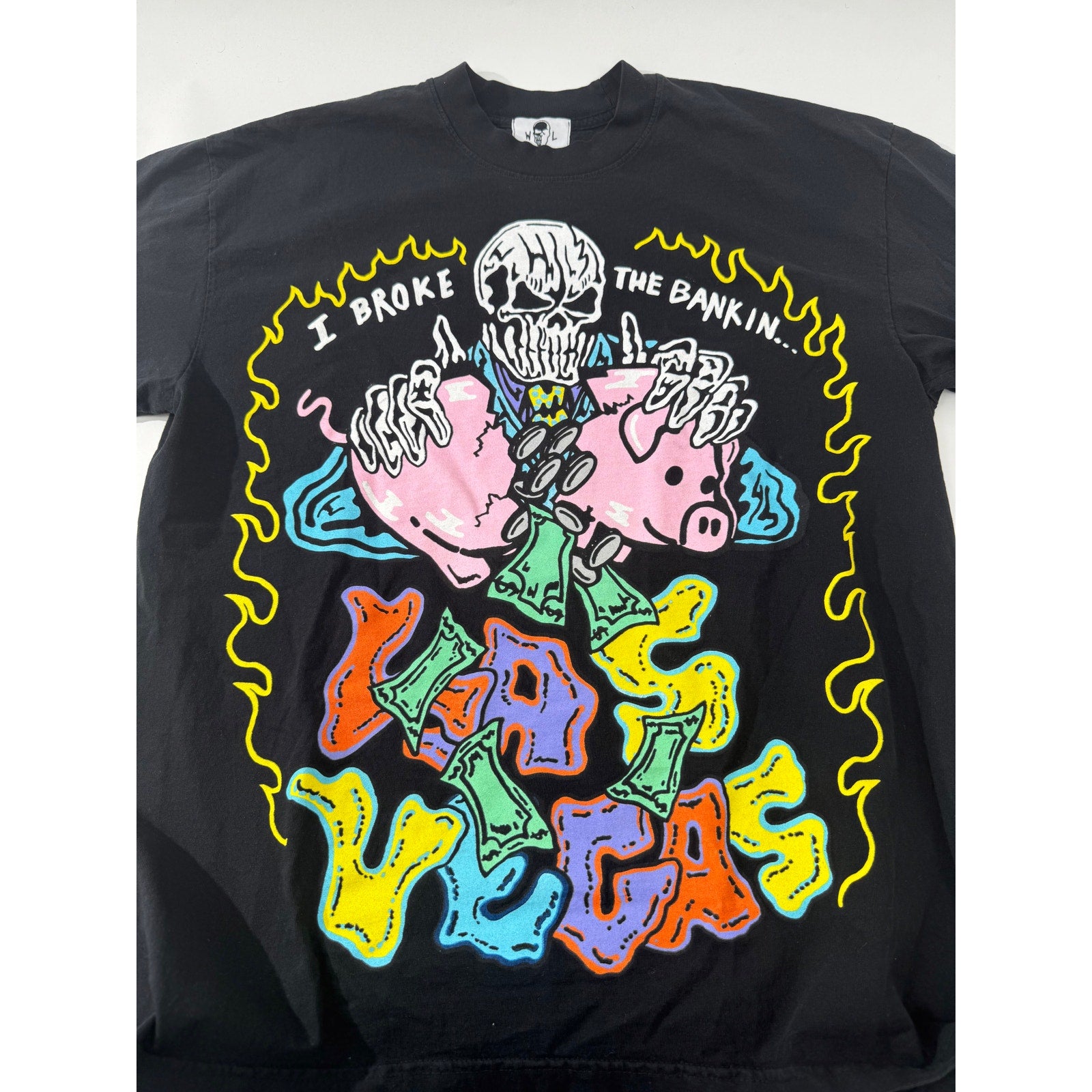 Men's Warren Lotas "I Broke The Bank In Las Vegas" T-Shirt Size L