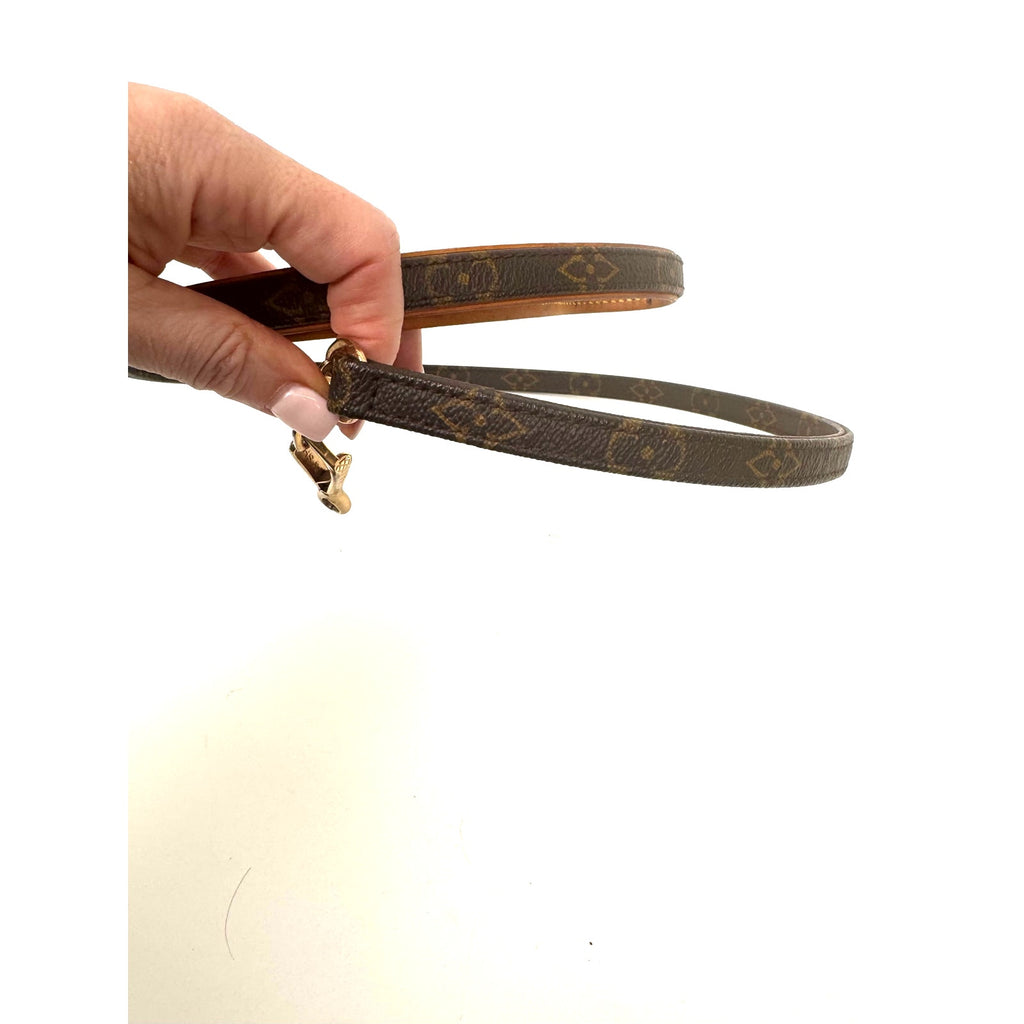 Louis Vuitton Brown Monogram Coated Canvas Baxter Dog Leash
