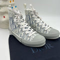 Men's Dior B 23 high top oblique sneakers size 44 made in Italy