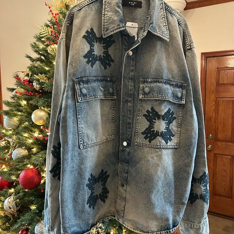 Men's Amiri MA quad denim over shirt size XL made in Italy
