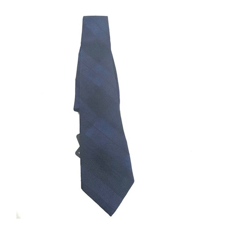 Dries Van Noten NWT Silk Tie Black & Blue Designer Luxury Neck Tie