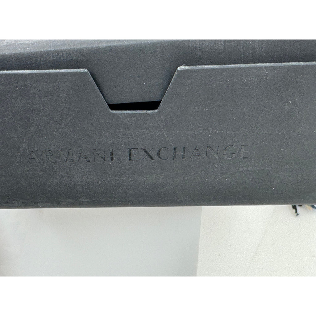 Armani Exchange Light Blue Round Geometric Sunglasses