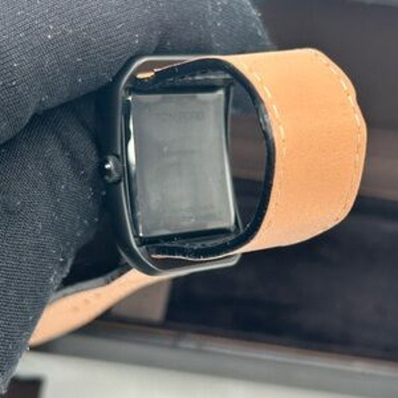 Tom Ford men's N001 Black Leather watch Swiss quartz movement NWT