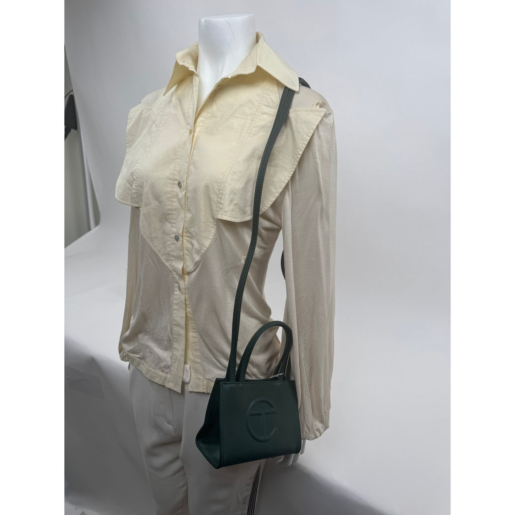 Telfar NWT Olive Green Giftable Small Shopper Bag