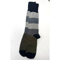 Comme des Garçons Homme Plus Men's NEW Olive/Gray Color Block Socks