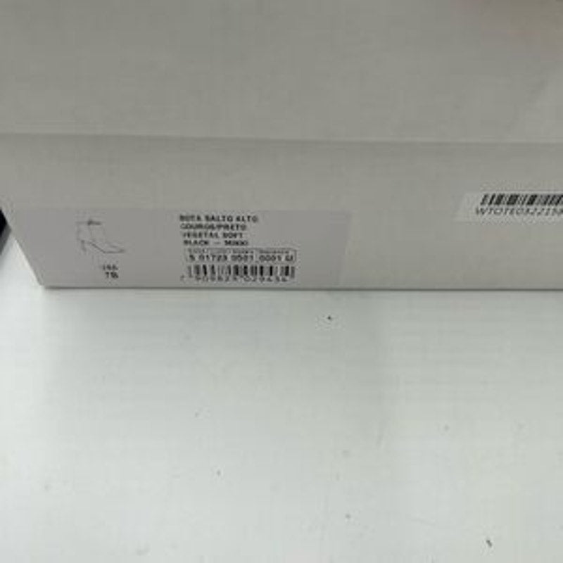 Women’s Schutz black soft leather ankle boots size 40 made in Brazil