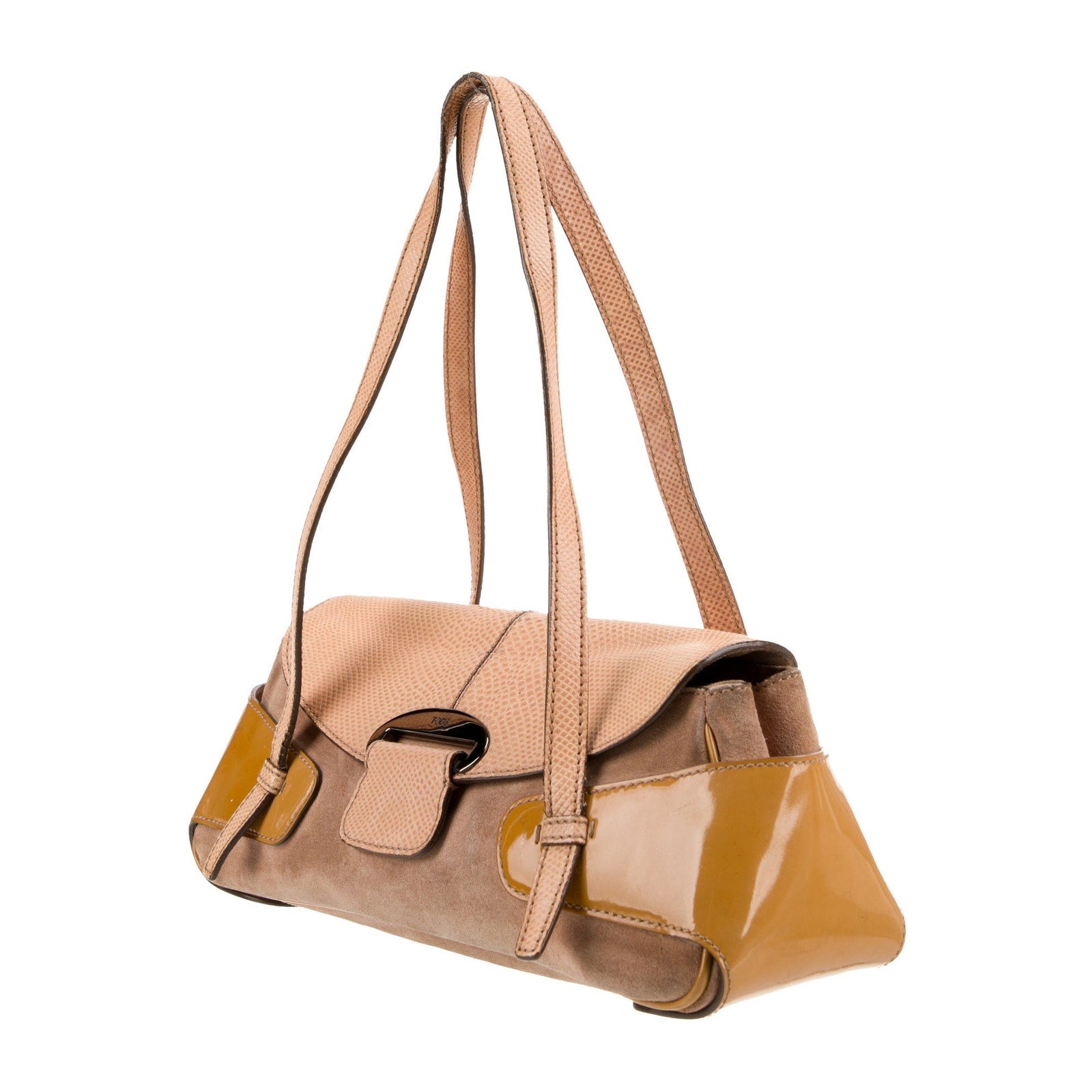 Tod's Brown Suede Shoulder Bag