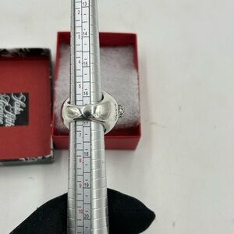 Pomellato 67 smoky quartz/marcasite Sterling silver Griffes ring size 6 Italy