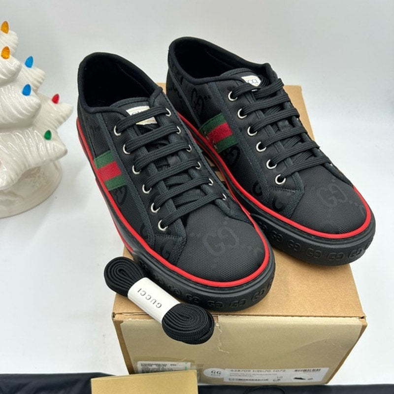 Men's Gucci tennis 1977 off the grid low top sneakers size 10 made in Italy