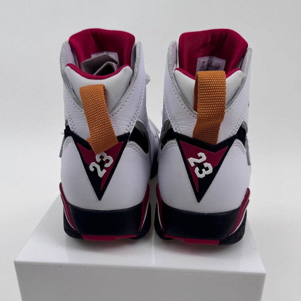 Unisex Nike Air Jordan 7 Cardinal Red and Chutney CU9307-106 Sneakers Size 7