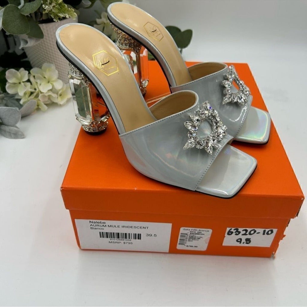 Women's Nalebe diamanté iridescent mule 
Size 39.5 
Made in Italy
Size: 9.5
