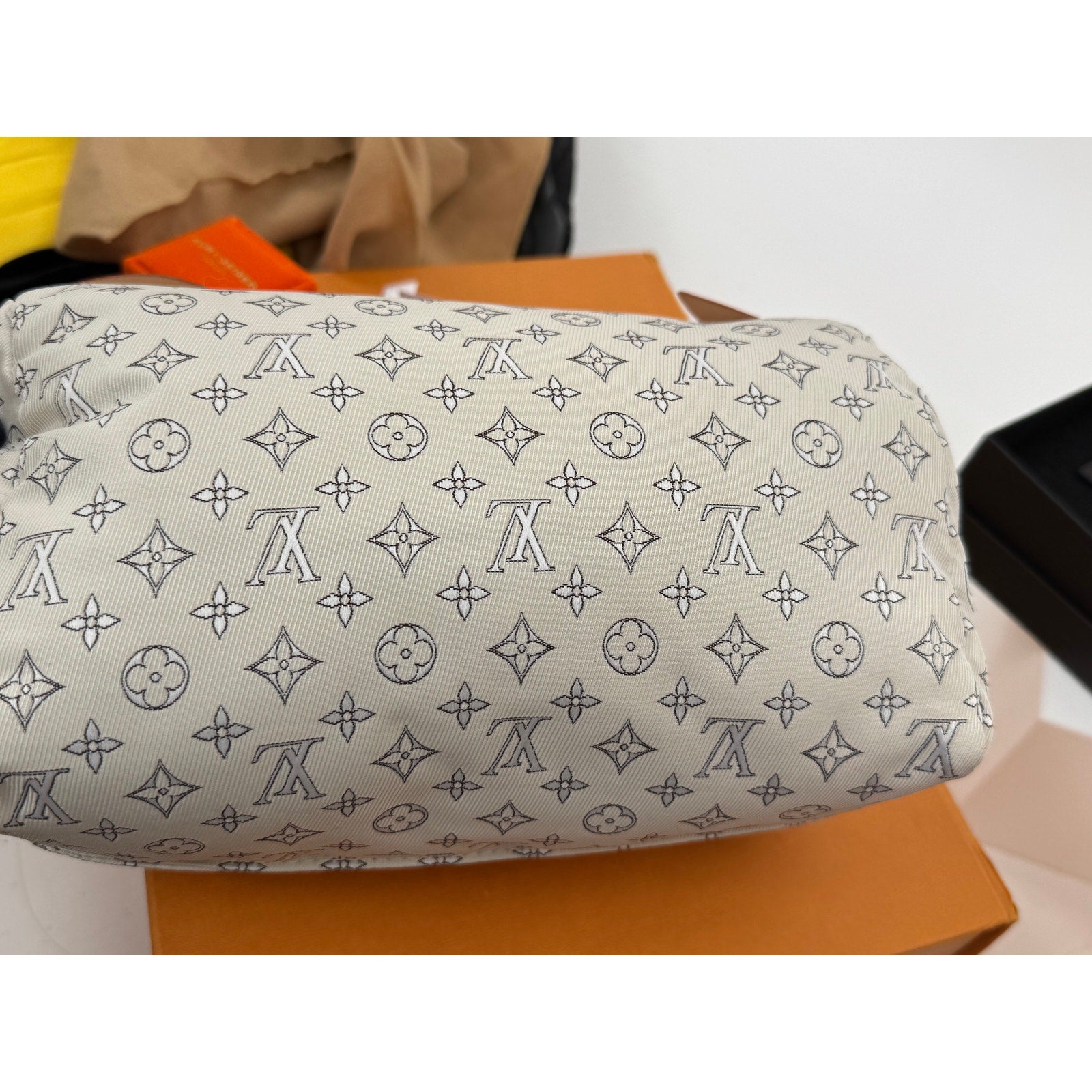 Louis Vuitton Branded NWOT stuffing pillow w/vachetta tabs, sold w/Branded box.