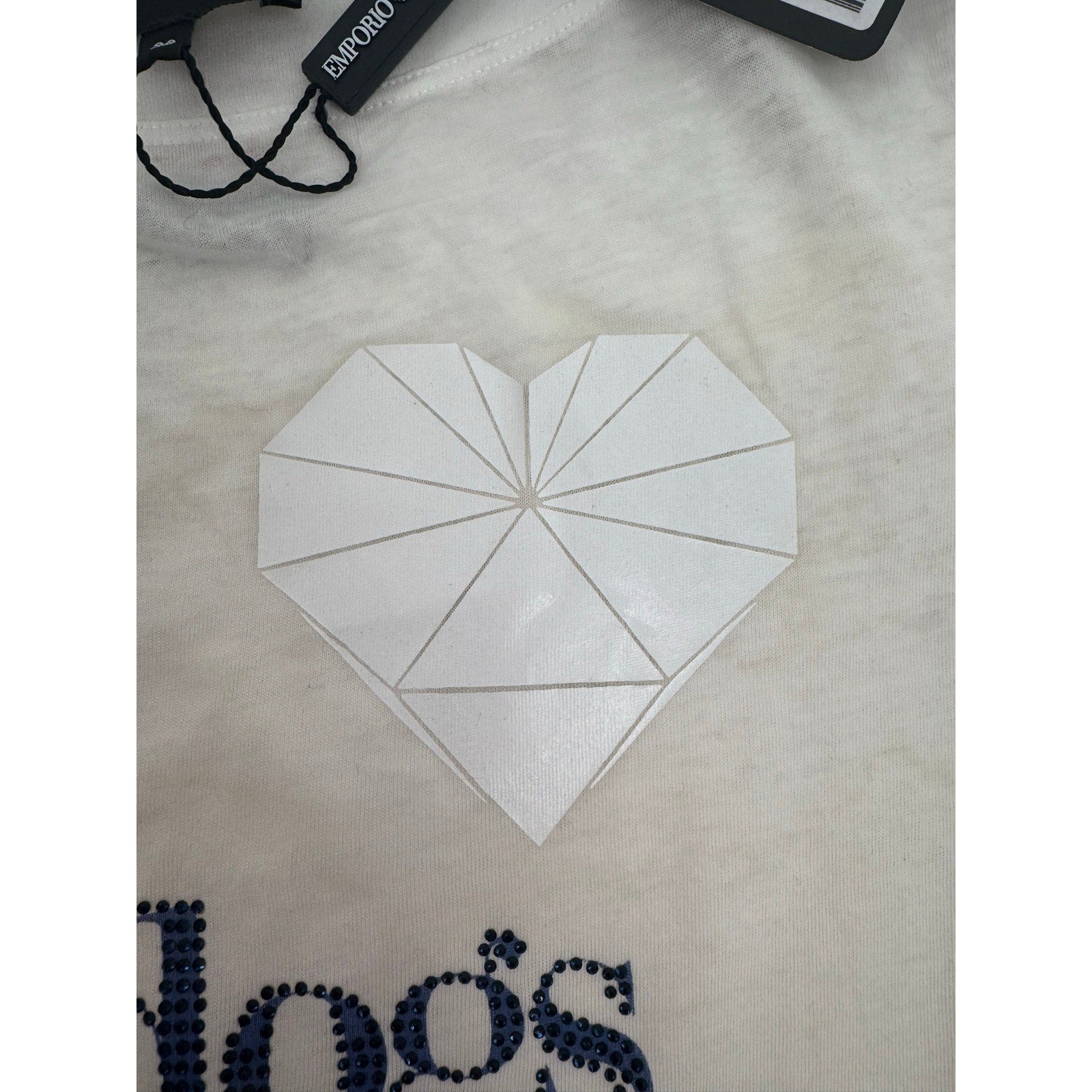 Emporio Armani “We Love Dogs” Issue #7 Bulldog Graphic Tee – NWT – Size 38