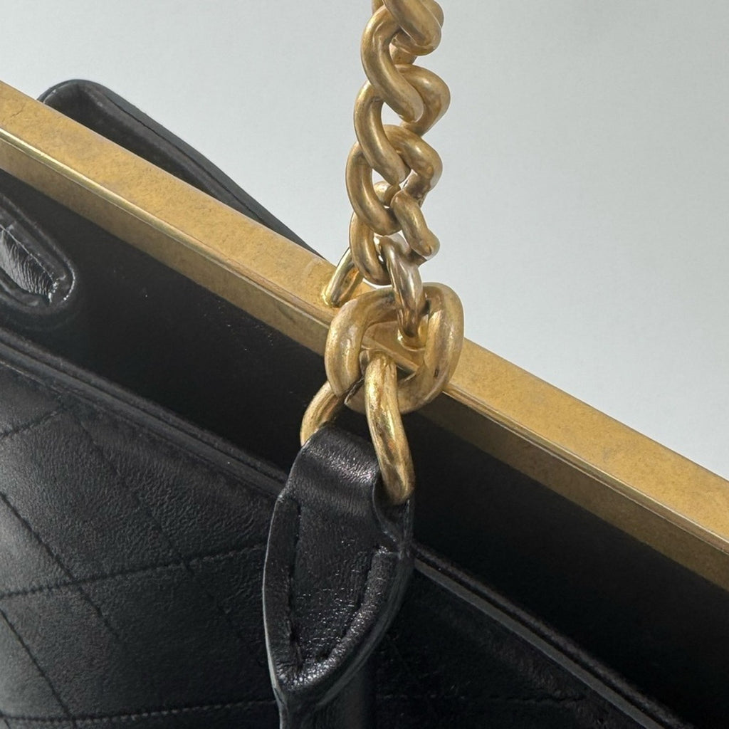 Chanel Coco Luxe with adjustable strap and gold hardware dual large pockets