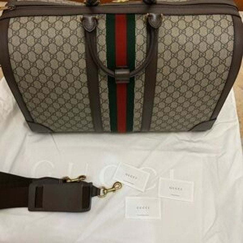 Gucci Savoy large duffel bag made in Italy NWT