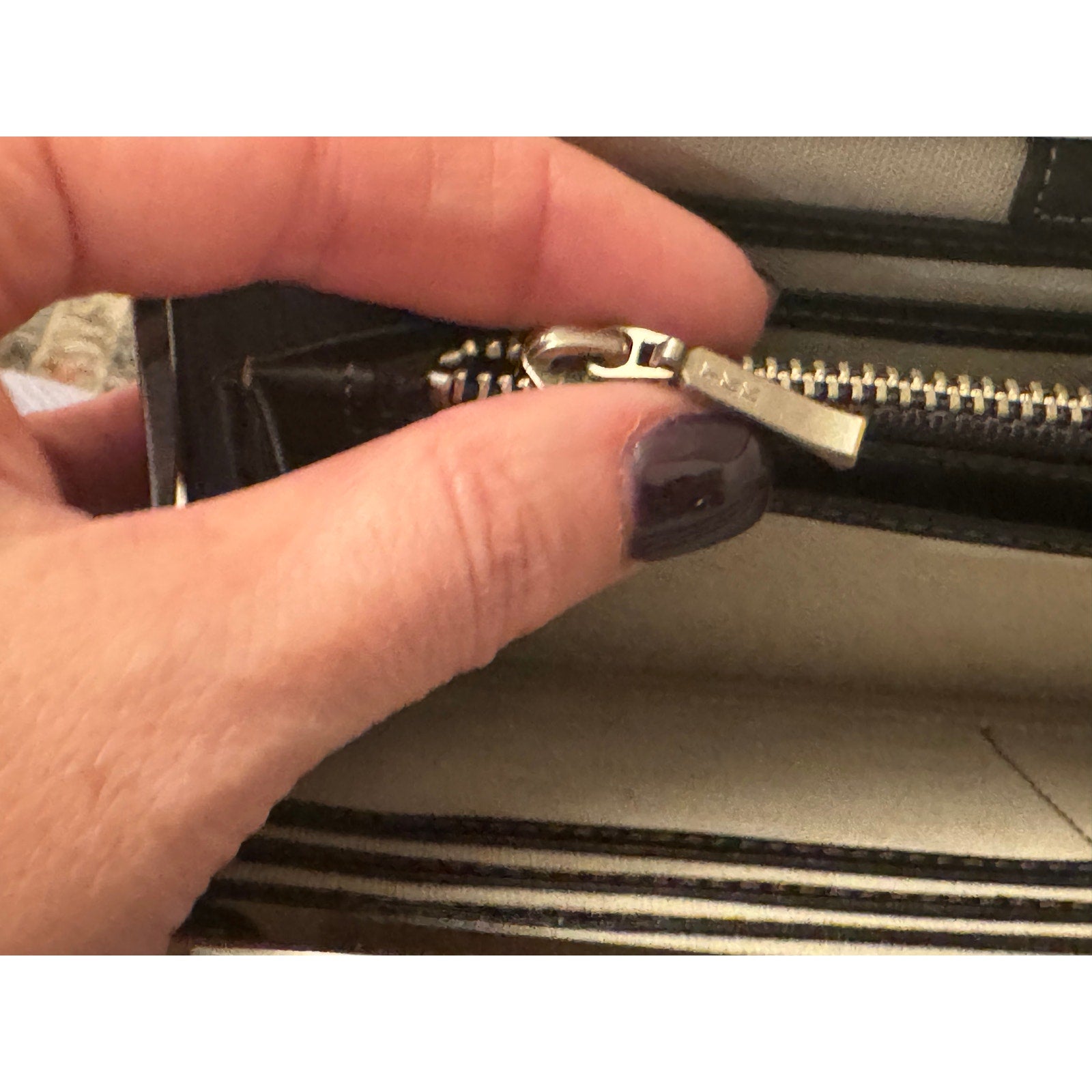 PAUL SMITH Rare Black and Yellow Heart Print Kiss Lock Clutch Bag/Long Wallet