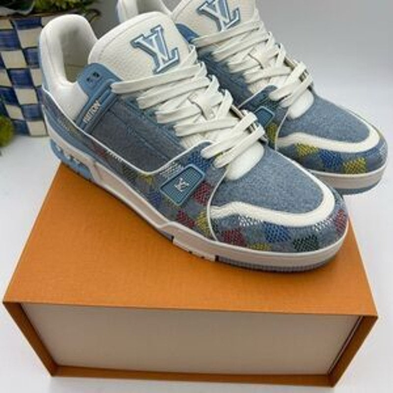 Men’s Louis Vuitton X Murakami trainer sneakers size 10 fits 11 US made Italy