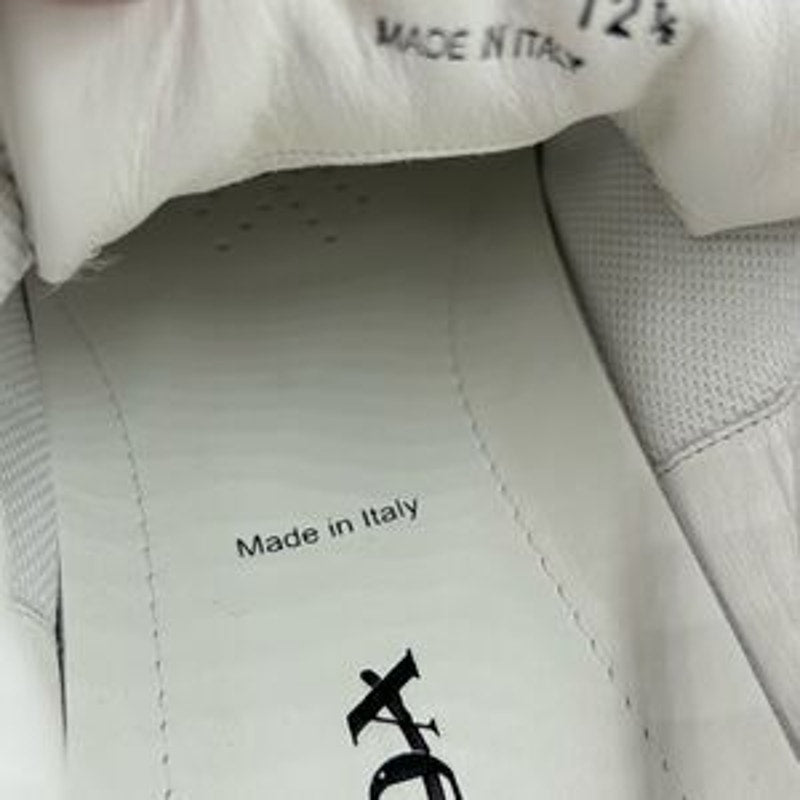 Men’s Prada downtown leather logo sneakers size 12.5 made in Italy