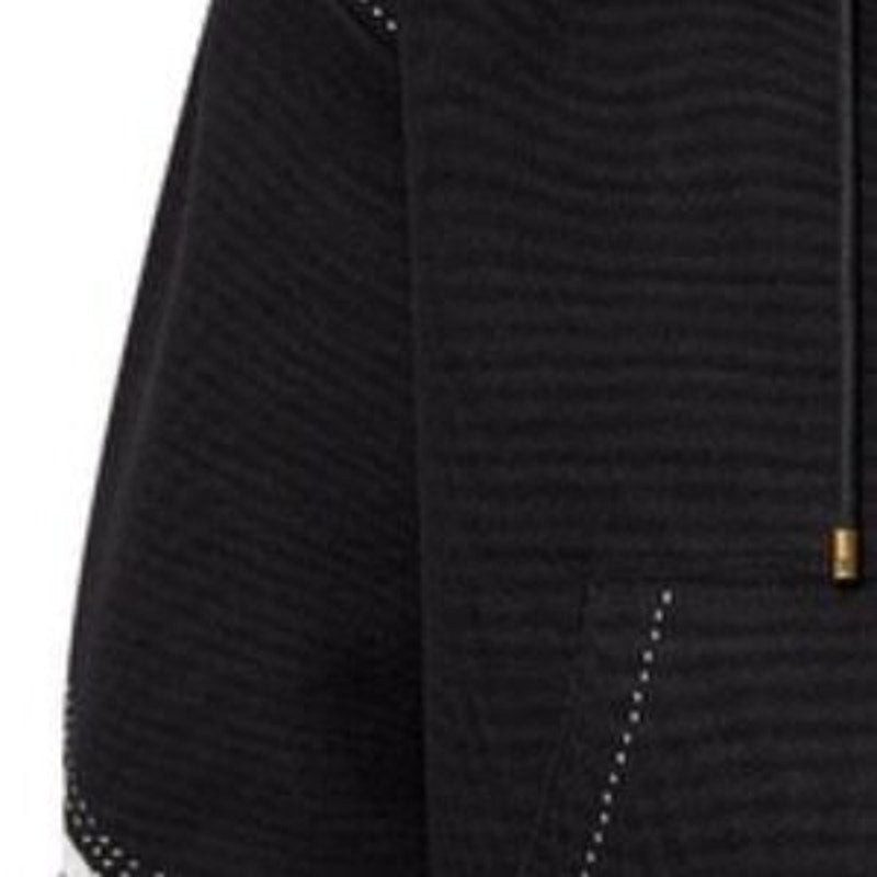 Men’s Louis Vuitton graphic intarsia zip front hoodie four XL limited edition