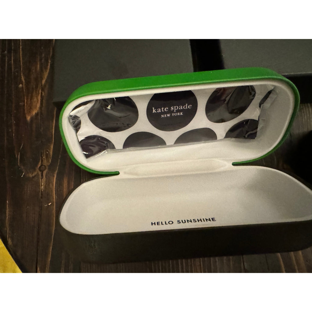 Kate Spade NWOT Brown Pattern 56mm Daesha Cat Eye Sunglasses