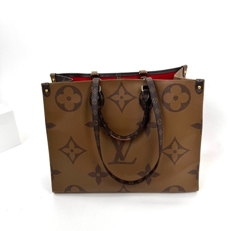 Louis Vuitton On the Go Brown and Light Brown Monogram Large Tote