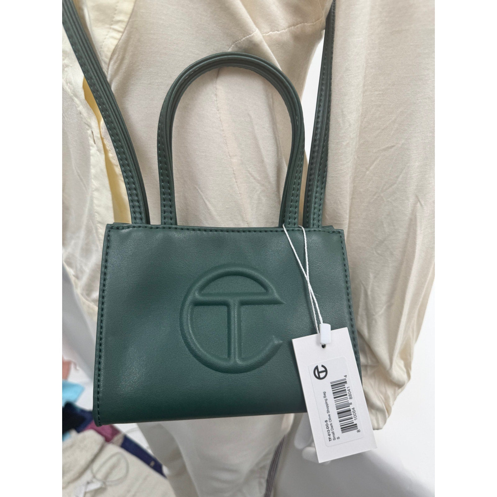 Telfar NWT Olive Green Giftable Small Shopper Bag