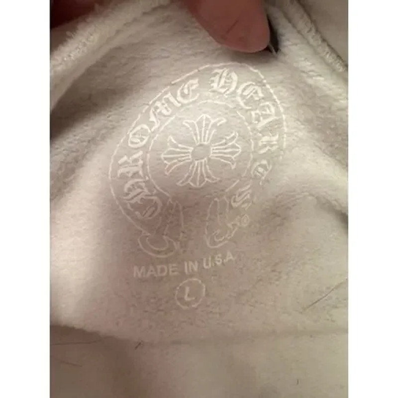 Men's RARE Chrome Hearts x Matty Boy Pink Graphic Hoodie - Oversized Large