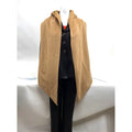 The Eight Senses NWT Camel Wool Blend Hooded Wrap Cape One Size