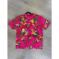 Unisex Louis Vuitton Embroidered Pink Floral T-Shirt Size Large